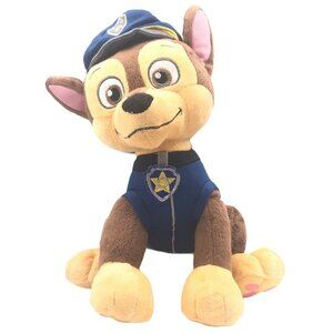 Nickelodeon Paw Patrol Chase Police Dog Plush 11” High Cuddly Police Pup